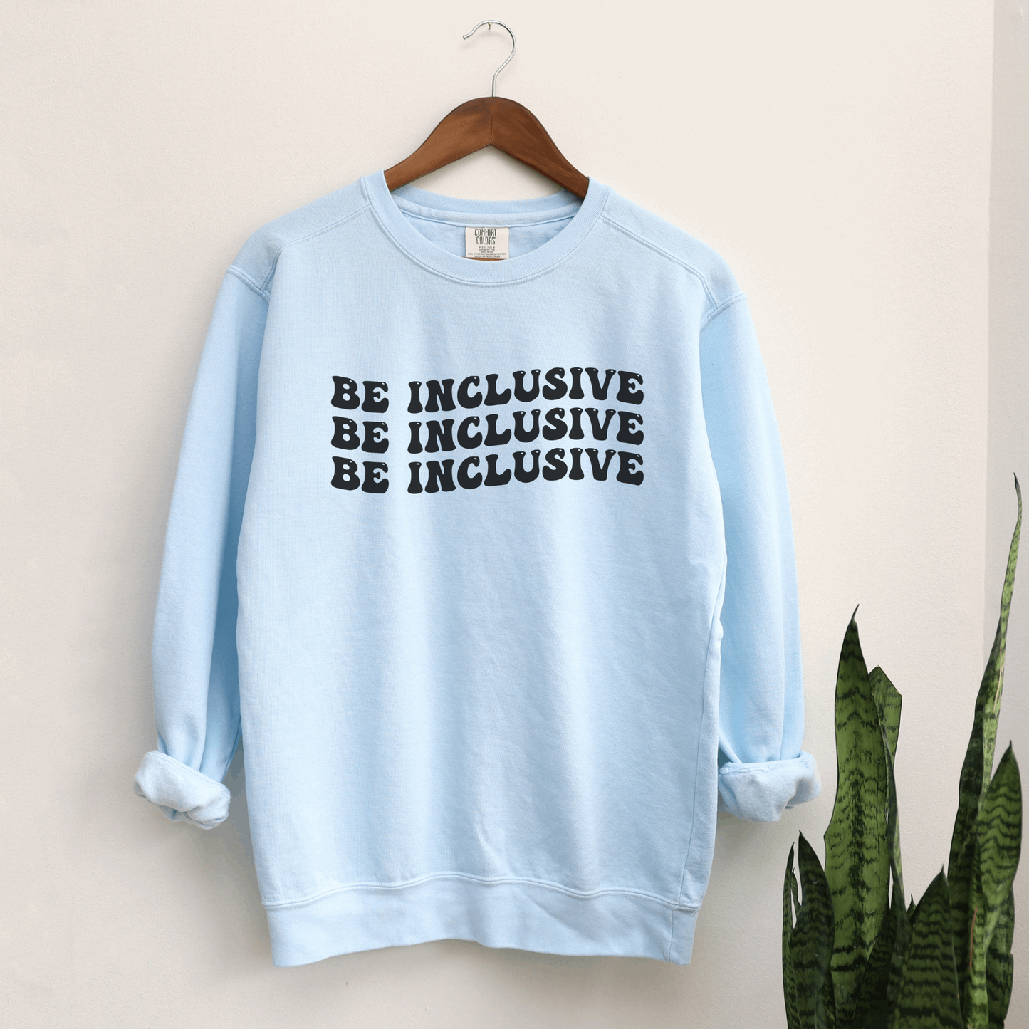 Be Inclusive Sweatshirt Sweatshirts Chambray S 