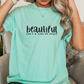 Beautiful Isn't a Size or Color Tee T-Shirt Island Reef 3XL 