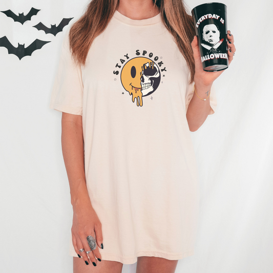 Stay Spooky Tee T-Shirt Ivory S 