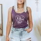 Kiss More Girls Tank Top Tank Top Tri-Blend Vintage Purple XS 