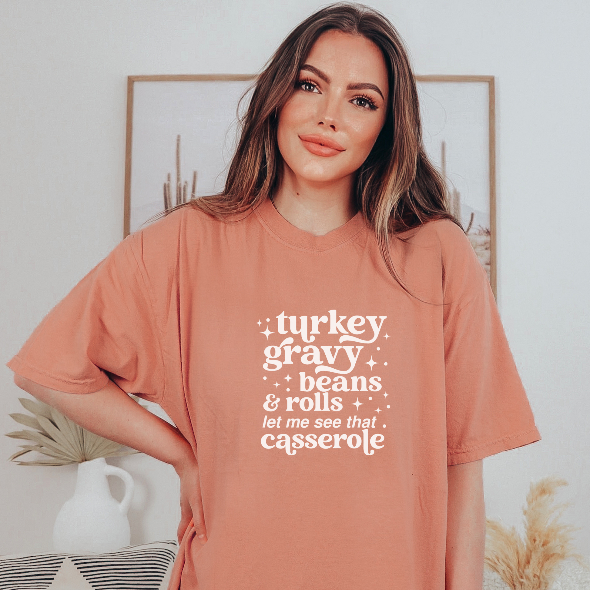 Let Me See That Casserole Tee T-Shirt Terracotta S 