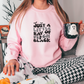 Just a Little Ray of Pitch Black Sweatshirt Sweatshirt S Light Pink 