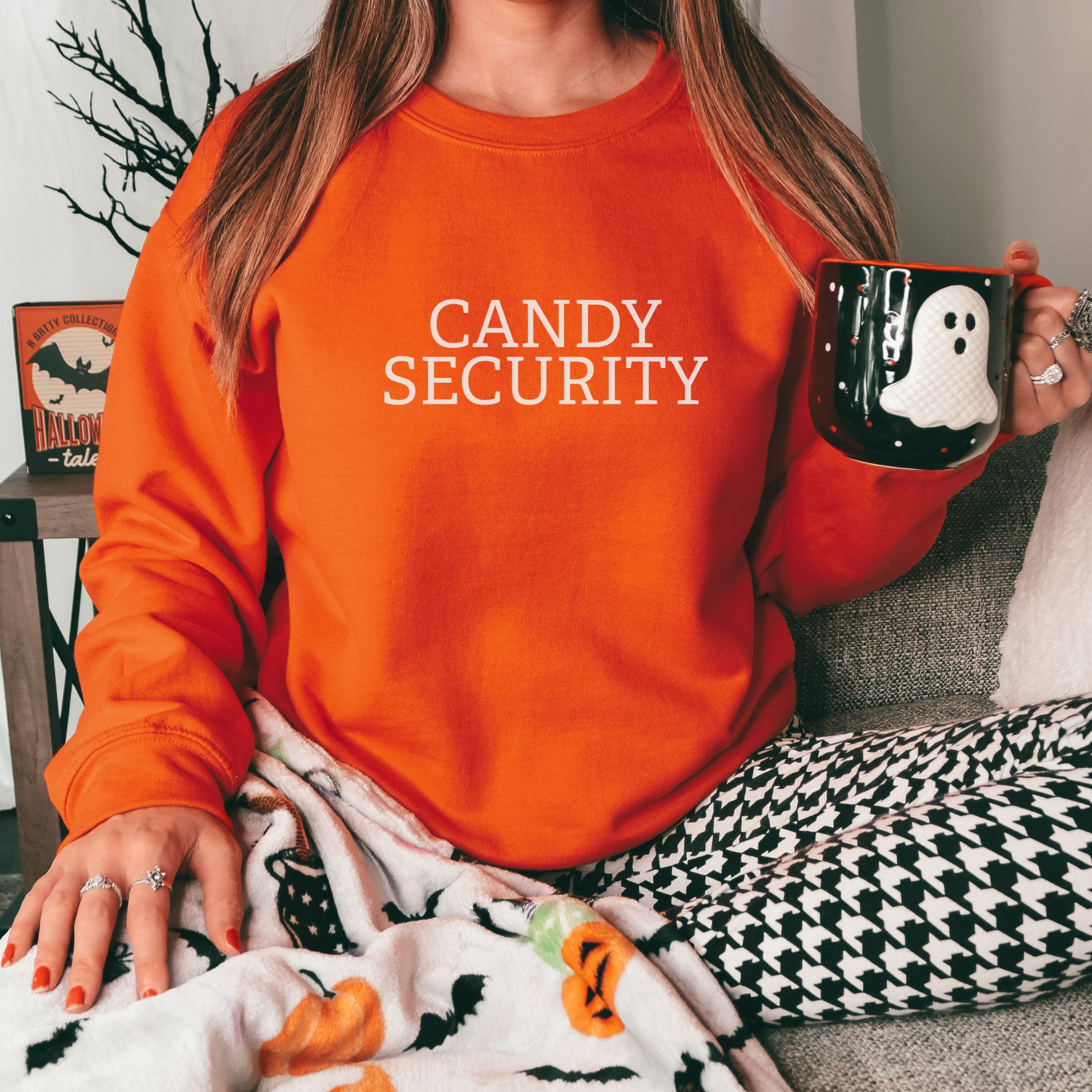 Candy Security Sweatshirt Sweatshirt S Orange 