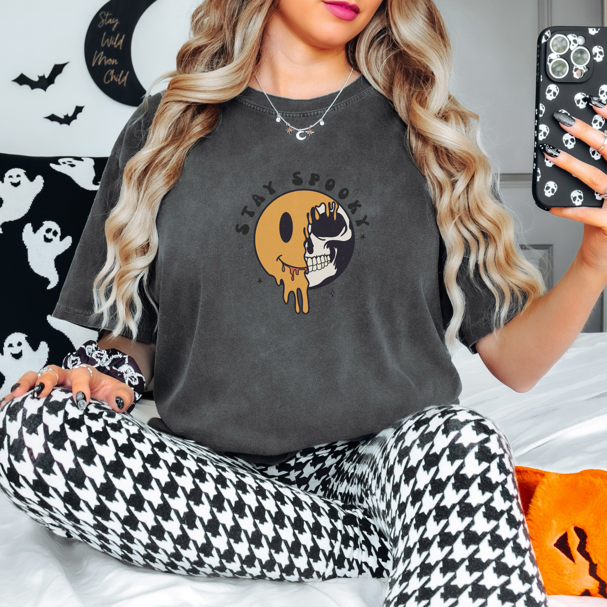 Stay Spooky Tee T-Shirt Pepper S 