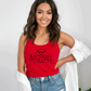 Baseball Mom Tank Top Tank Top XS Solid Red 