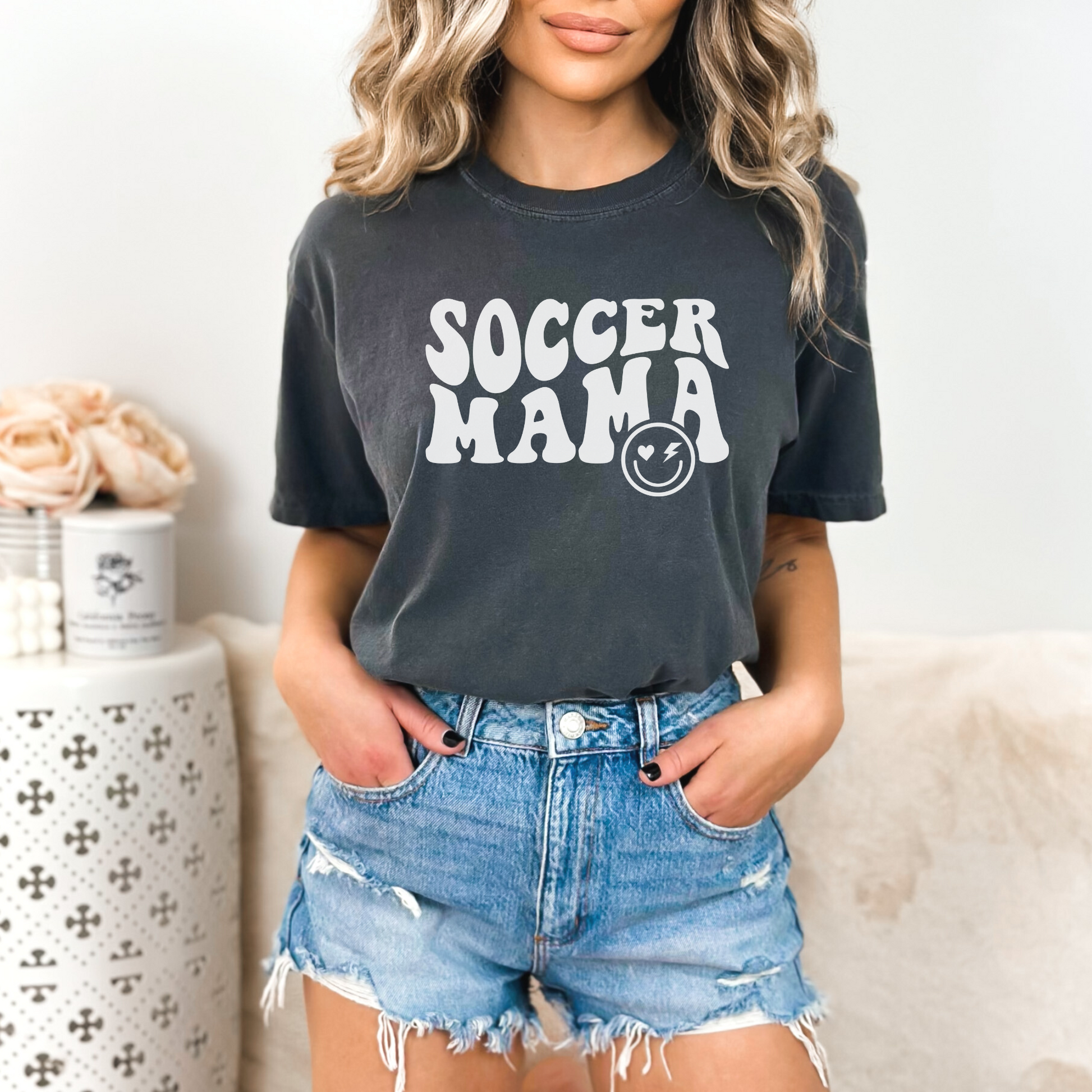 Soccer Mama Tee T-Shirt Pepper S 