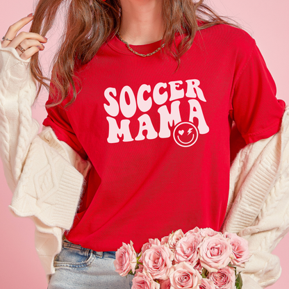 Soccer Mama Tee T-Shirt Red S 