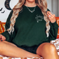 Spooky Season Sweatshirt Sweatshirt S Forest Green 