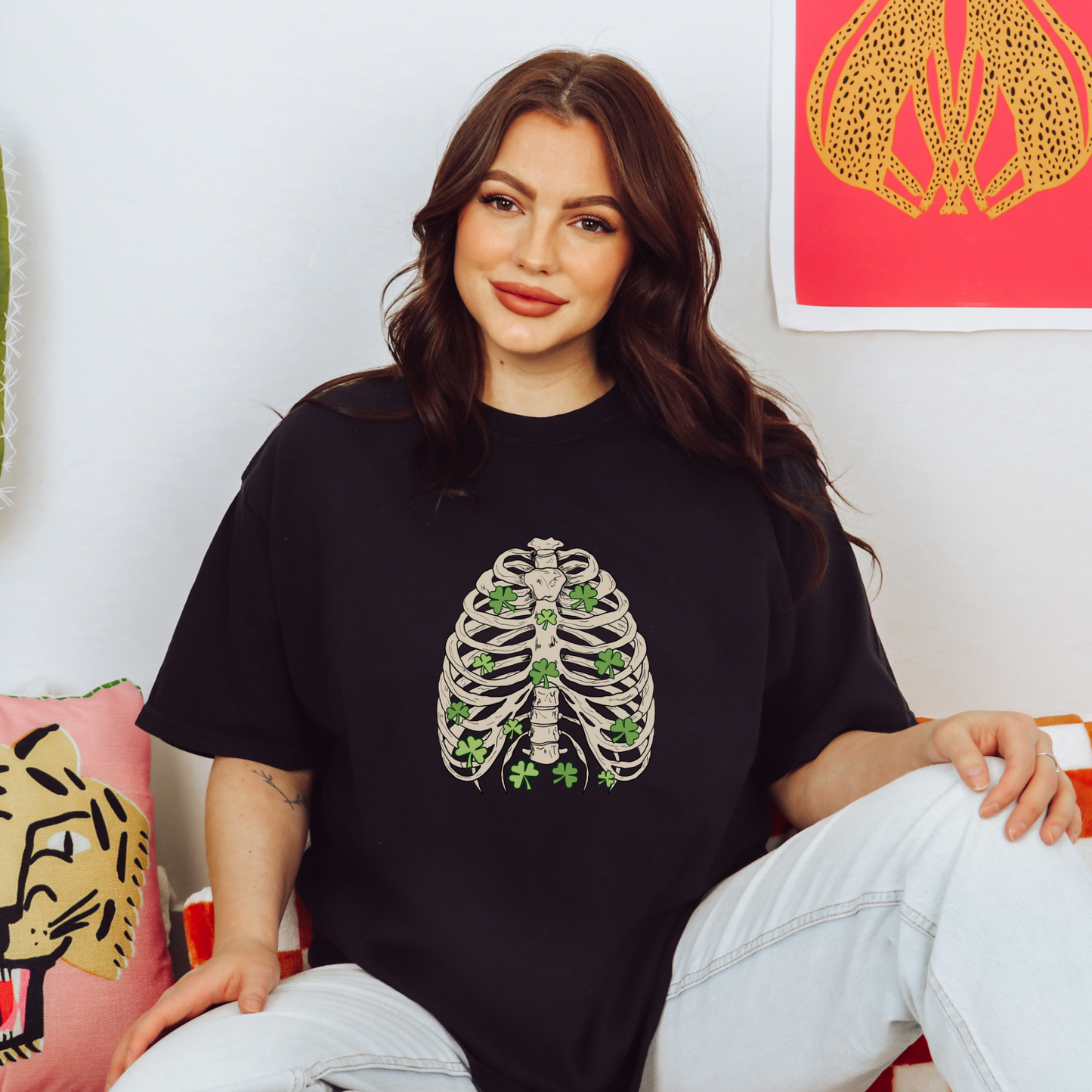 Shamrock Ribcage Tee T-Shirt   