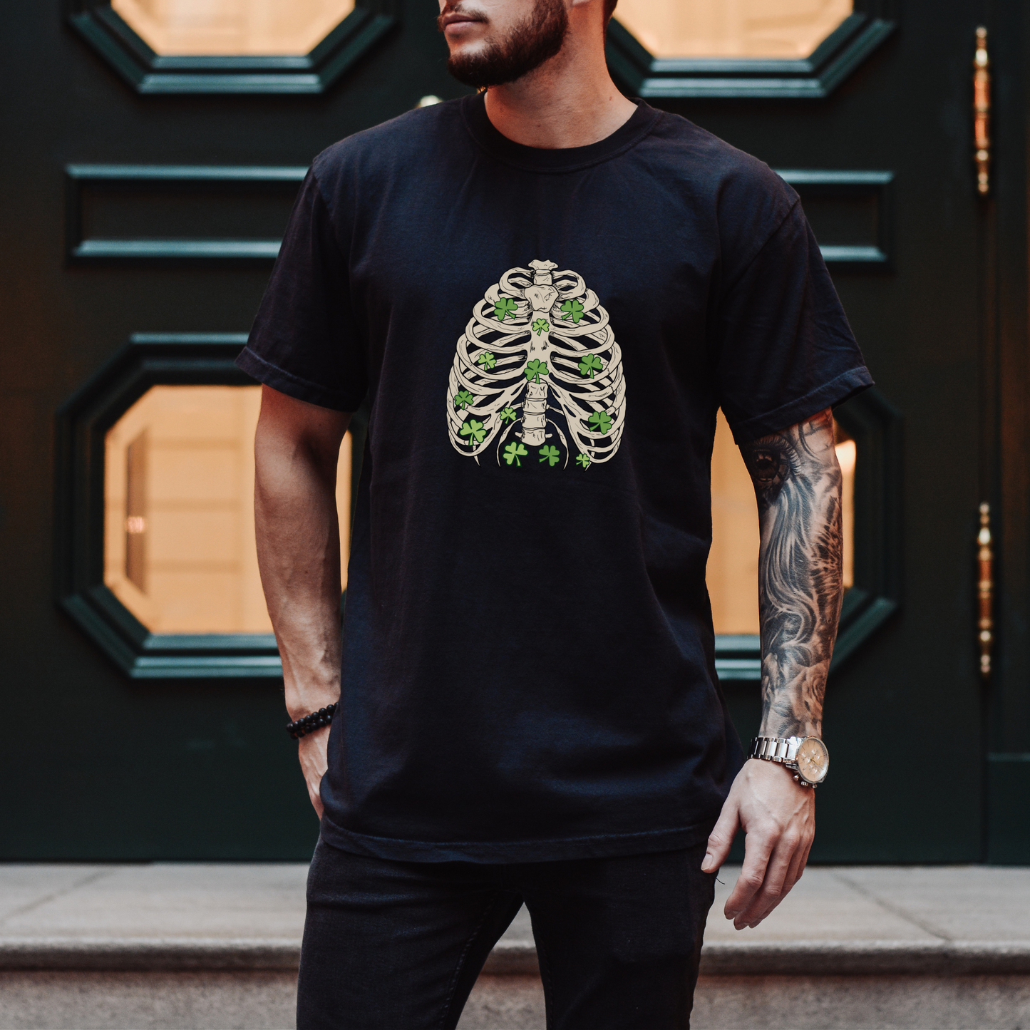 Shamrock Ribcage Tee T-Shirt   