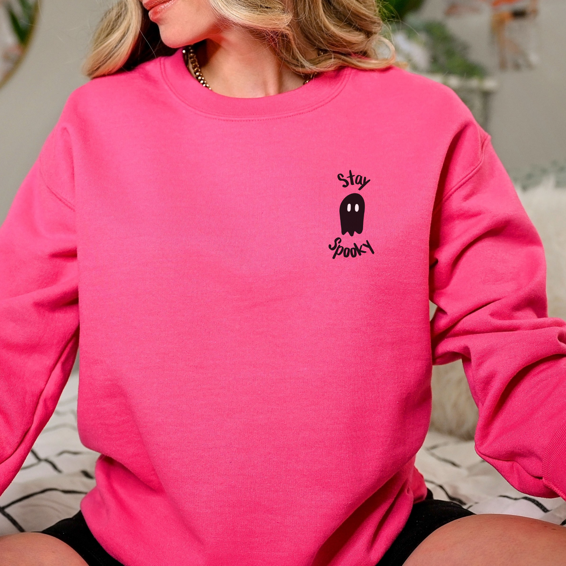 Stay Spooky Sweatshirt Sweatshirt S Heliconia 