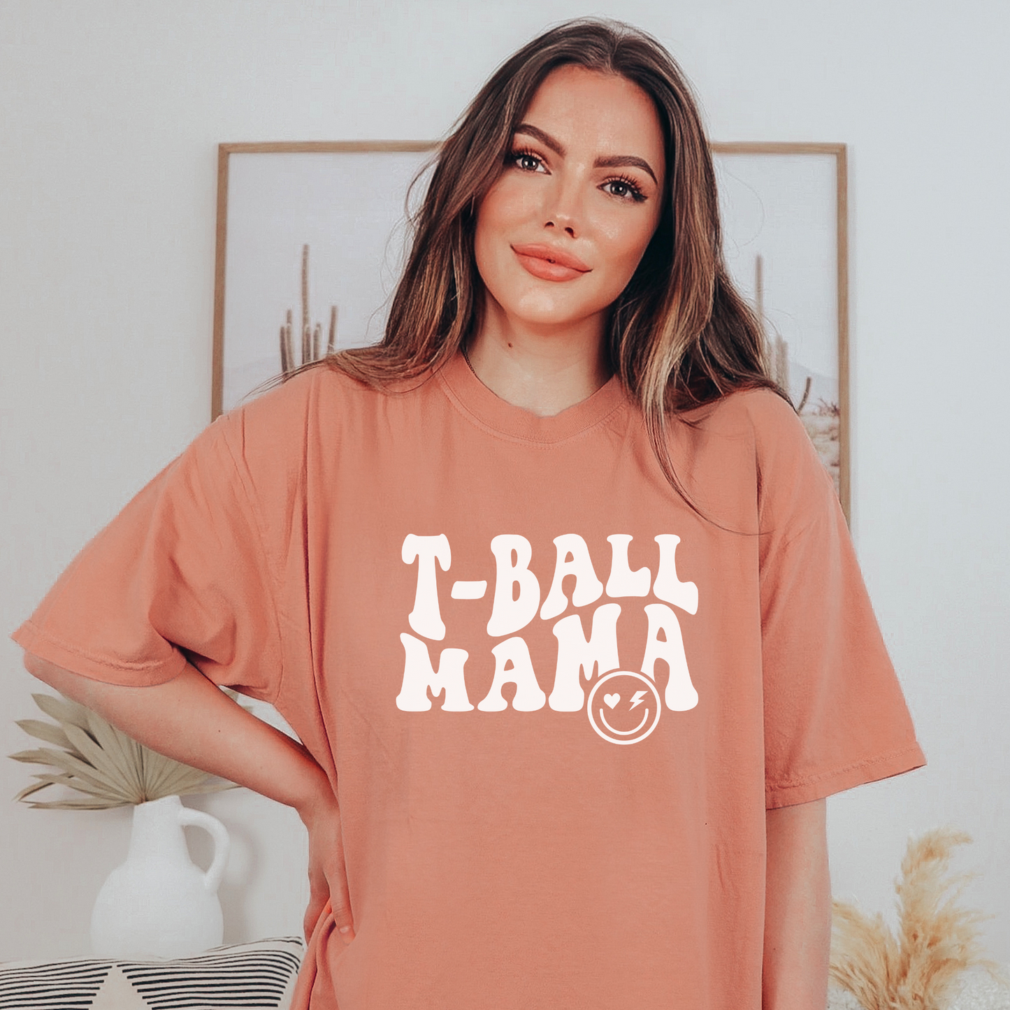 T-Ball Mama Tee T-Shirt Terracotta S 