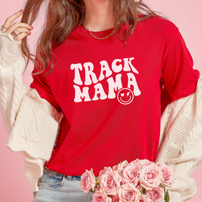 Track Mama Tee T-Shirt Red S 