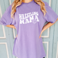 Wrestling Mama Tee T-Shirt Violet S 