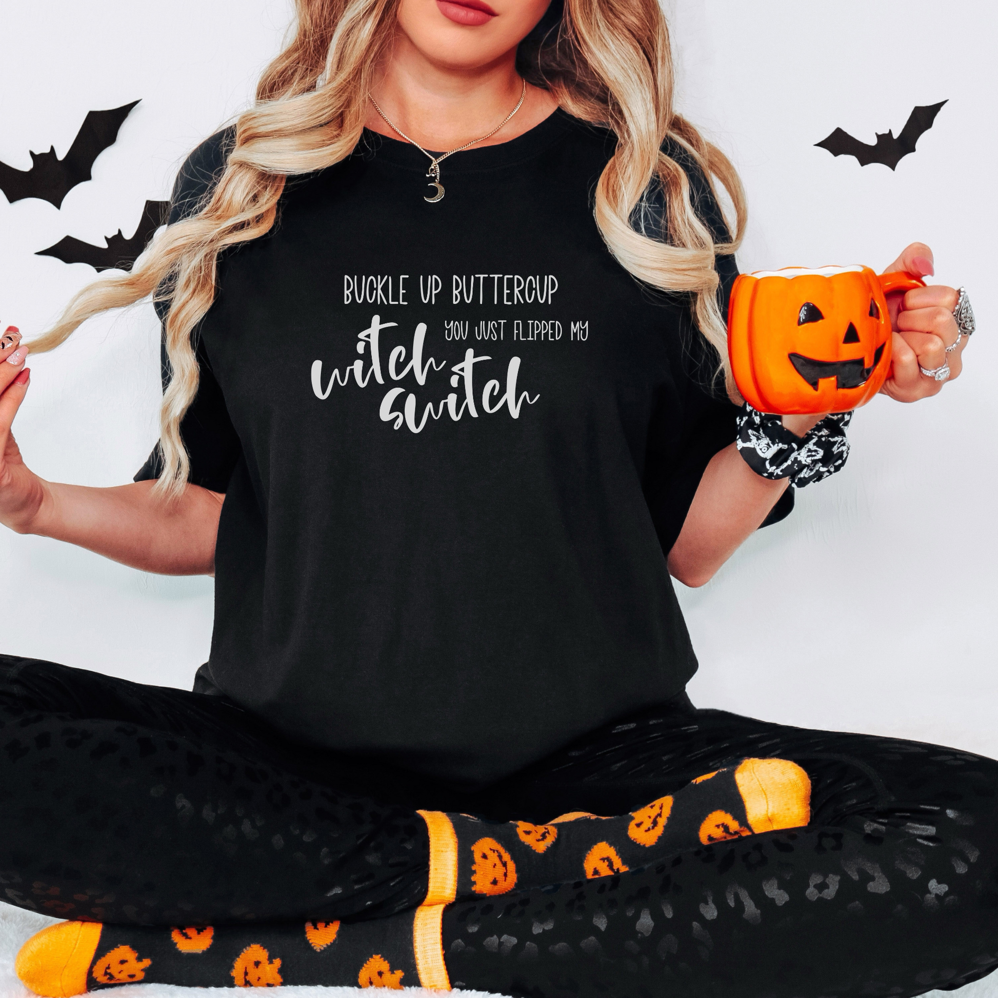 You Just Flipped My Witch Switch Tee T-Shirt Black S 