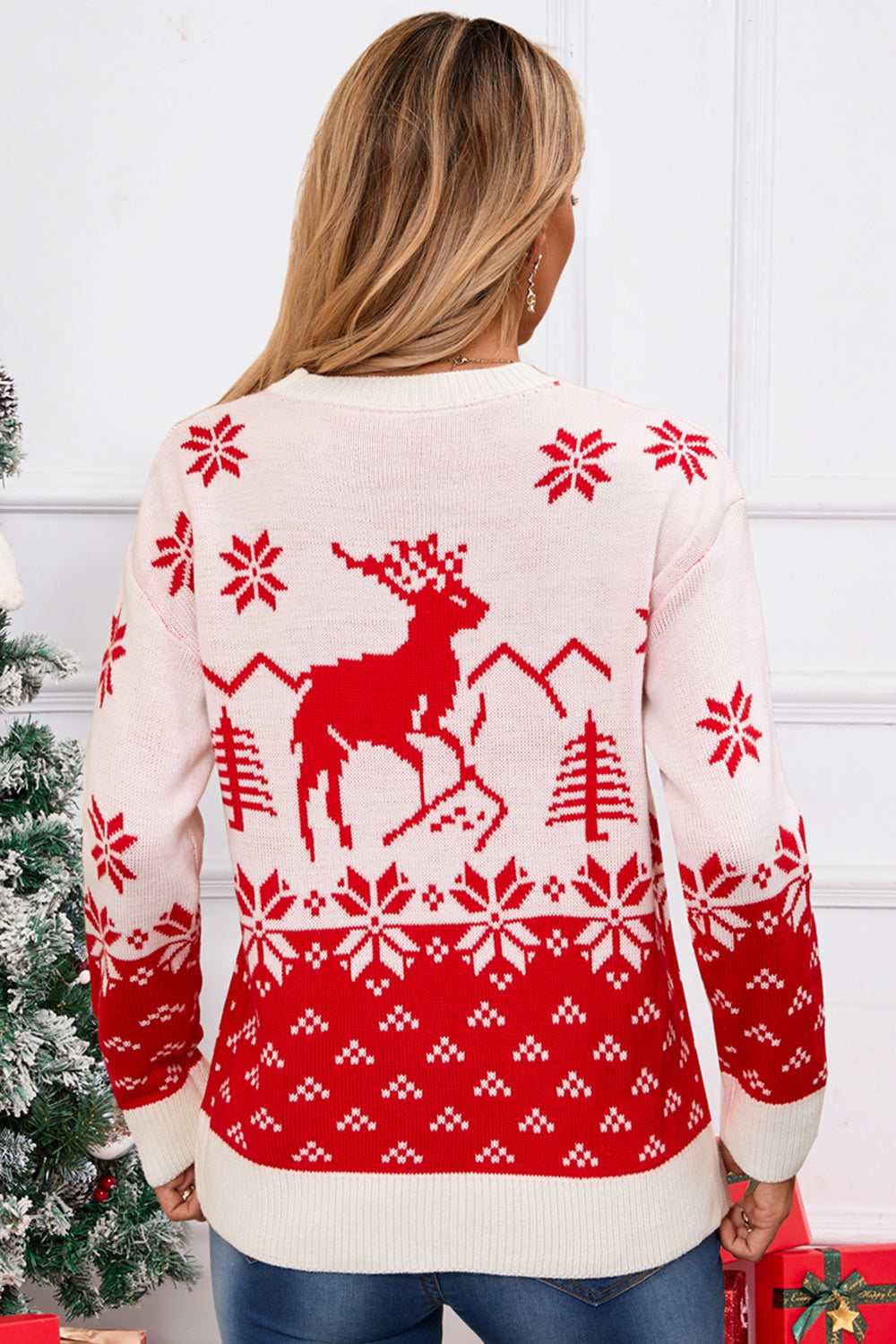 Mountain Reindeers Sweater    