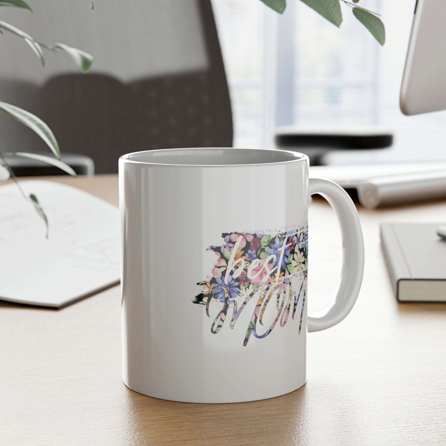 Best Mom Floral Coffee Mug Mug   