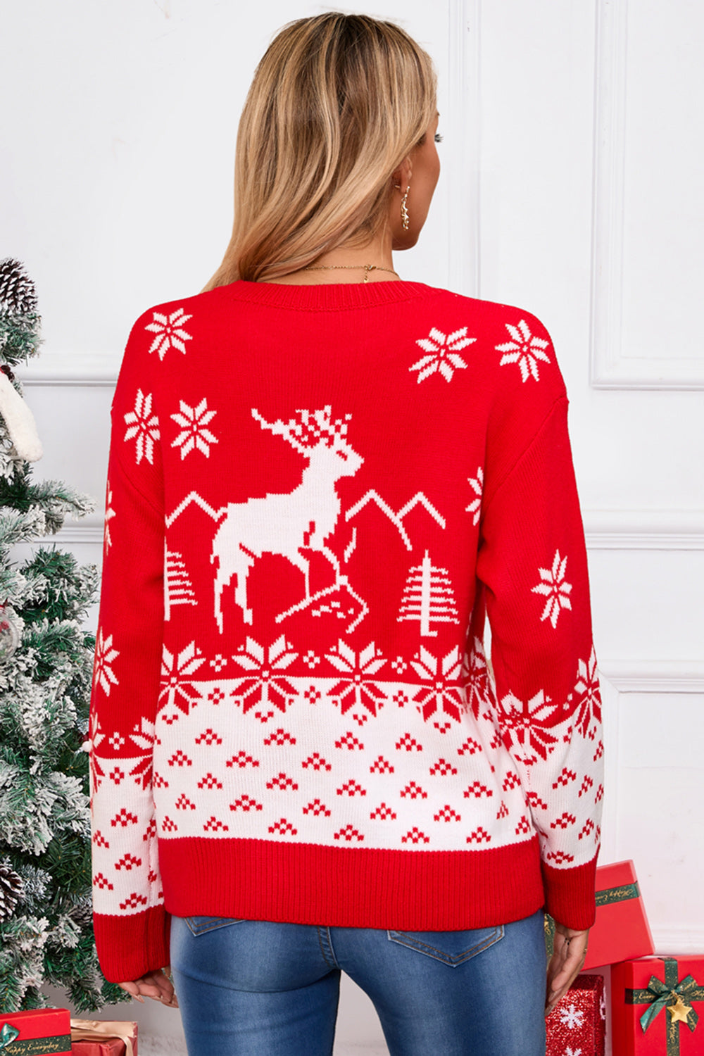 Mountain Reindeers Sweater    