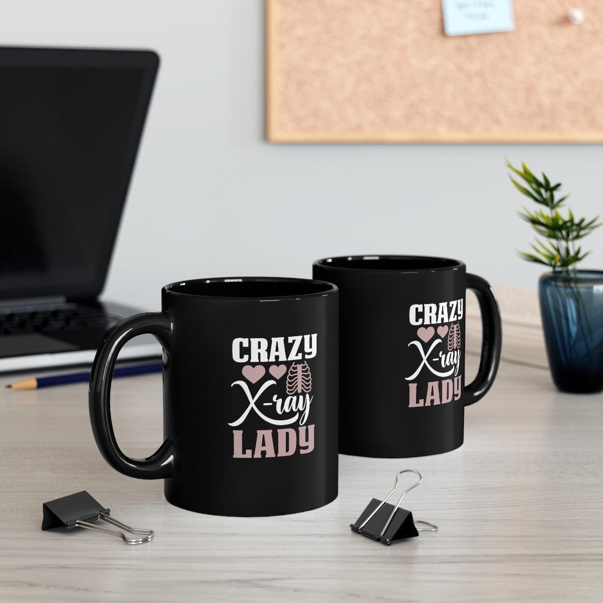 Crazy X-Ray Lady Coffee Mug Mug   