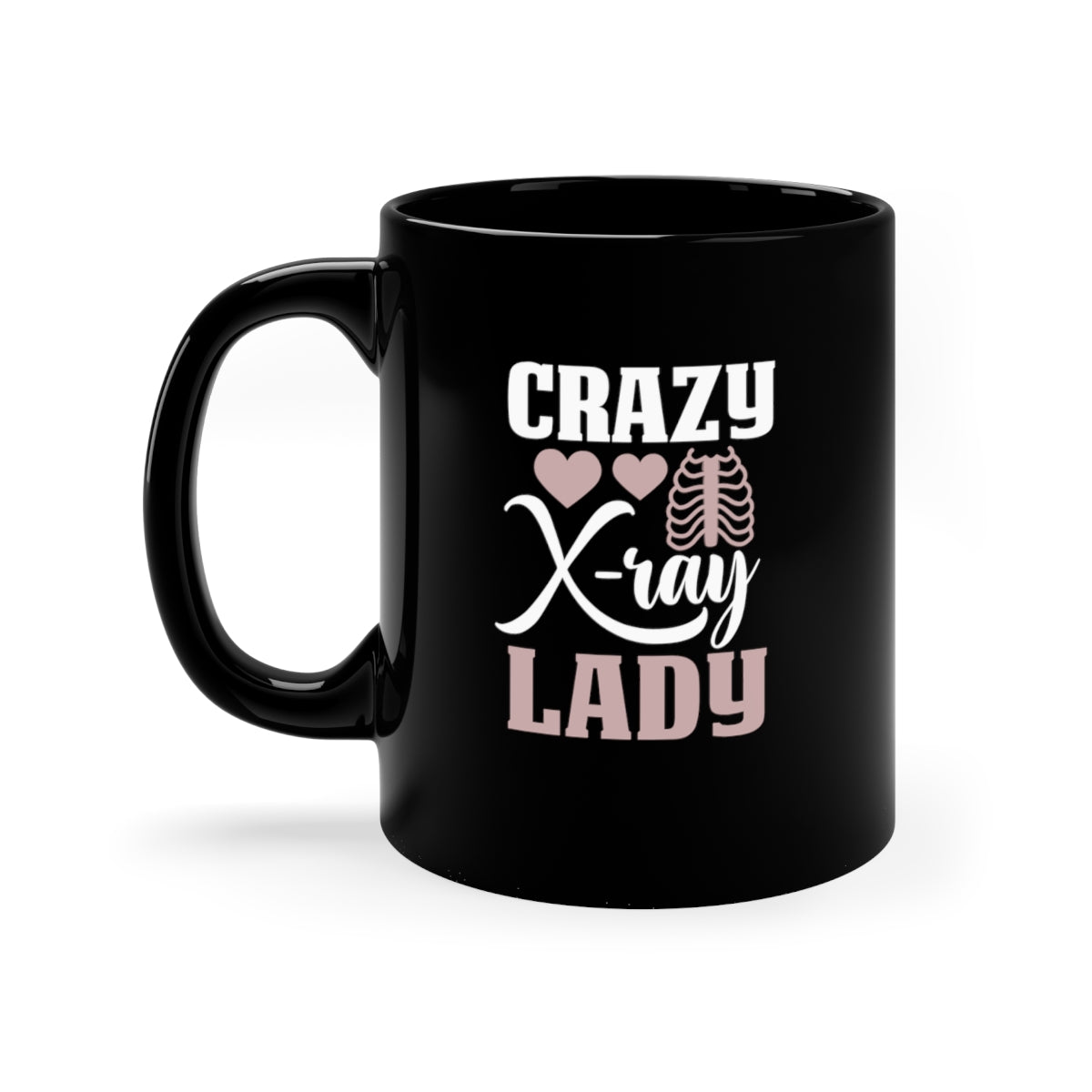 Crazy X-Ray Lady Coffee Mug Mug   