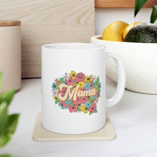 Floral Mama Coffee Mug Mug   