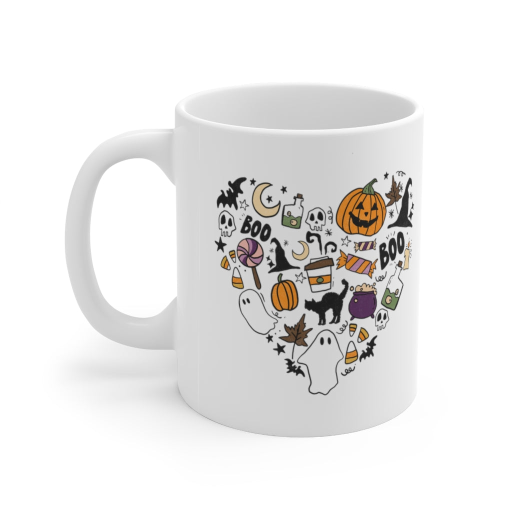 Spooky Heart Coffee Mug Mug   