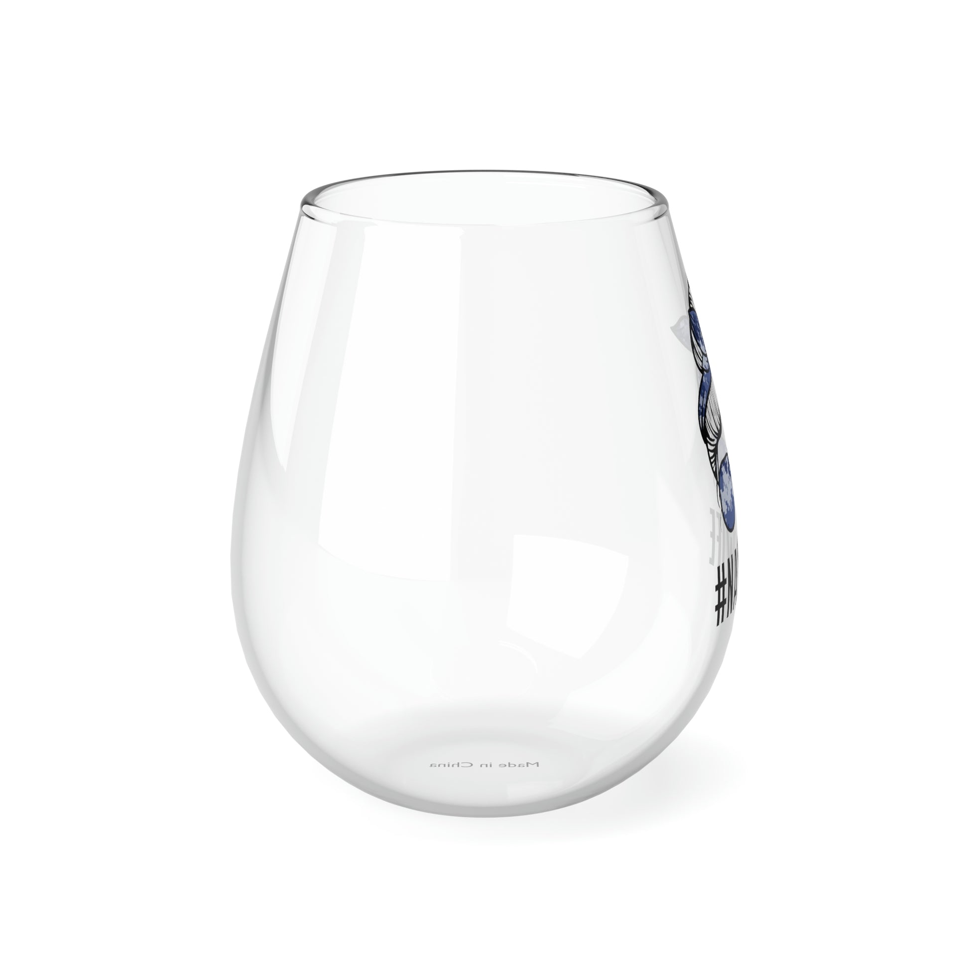 #NavyWife Wine Glass Mug   