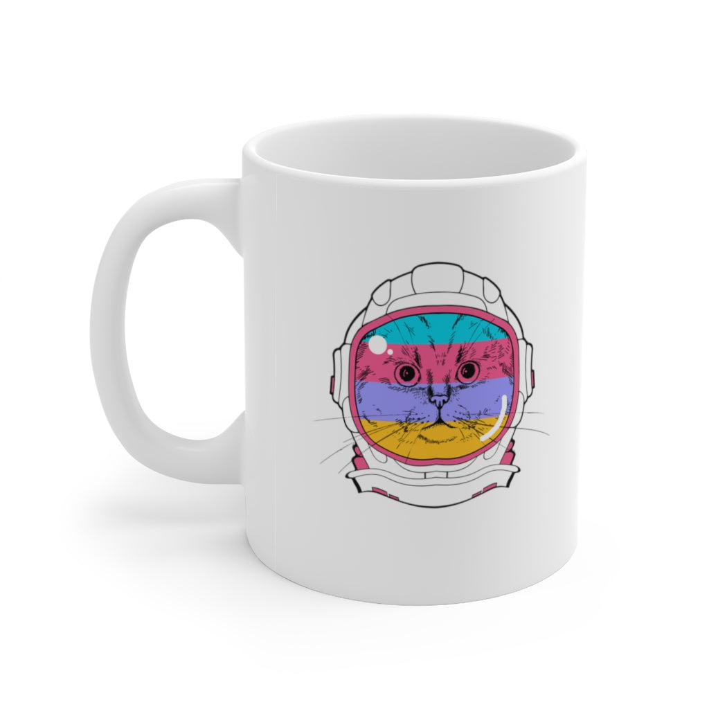 Astronaut Cat Coffee Mug Mug   