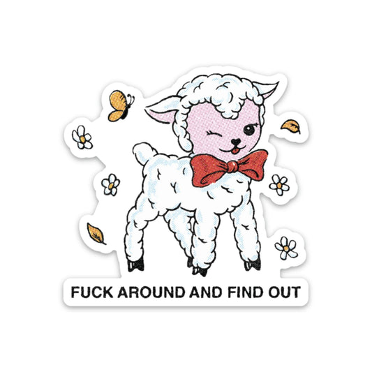 Fuck Around and Find Out Sticker Sticker   