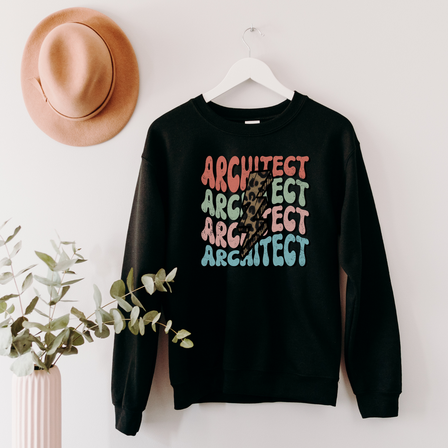 Retro Architect Sweatshirt Sweatshirt S Black 