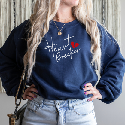 Heart Breaker Sweatshirt Sweatshirt S Navy 