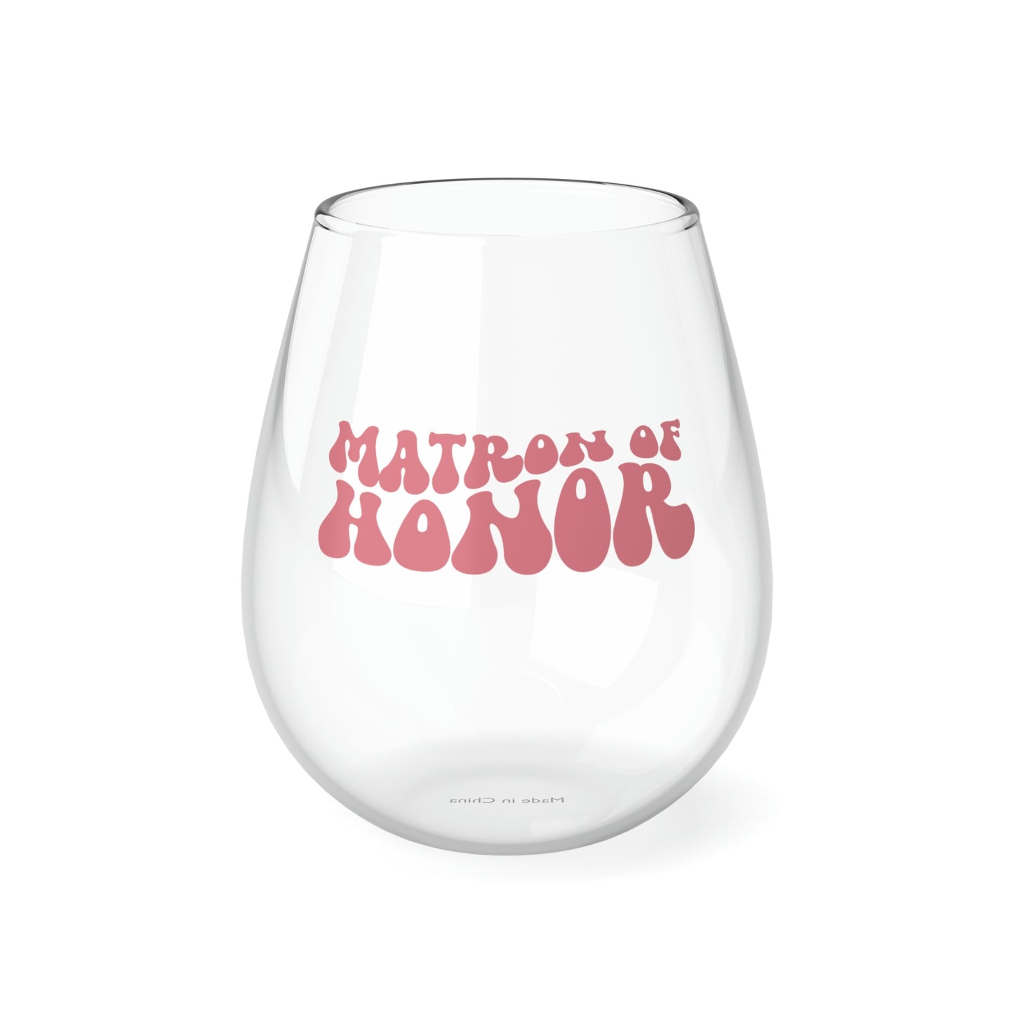 Matron of Honor Wine Glass Mug 11.75oz  