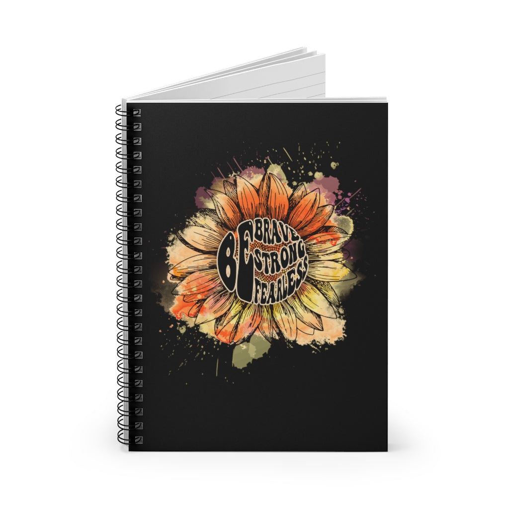 Be Brave Sunflower Journal Paper products   