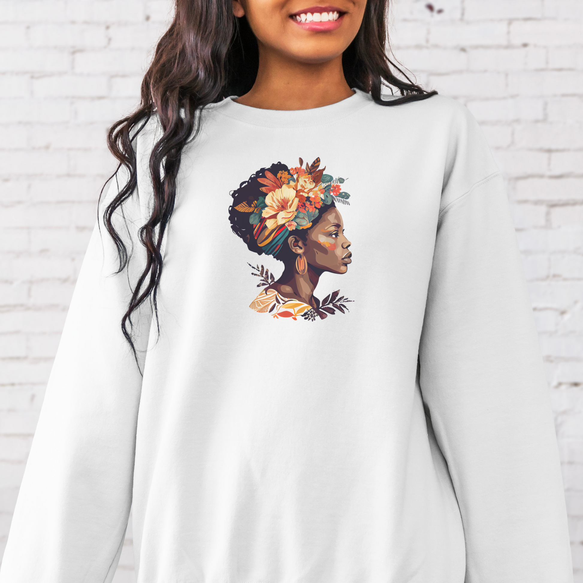 Black Beauty Sweatshirt Sweatshirt S White 