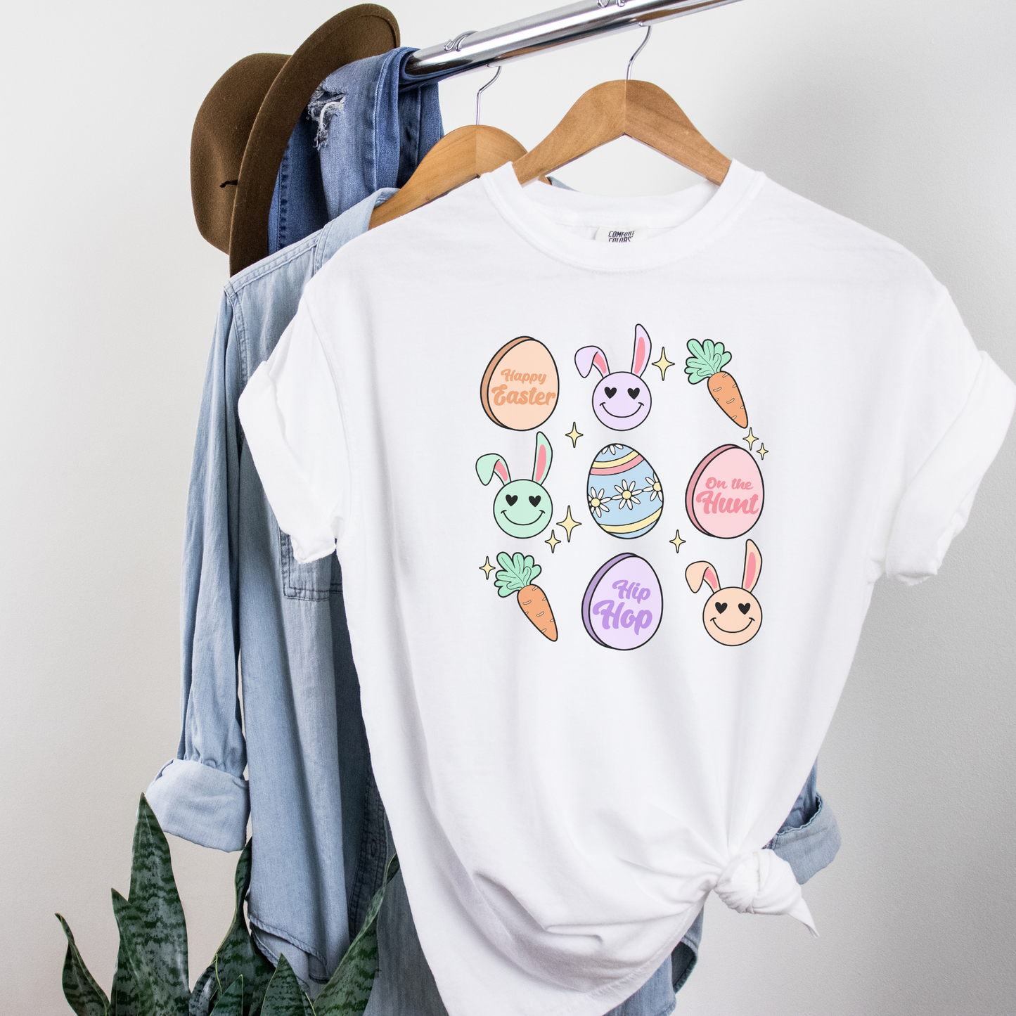 Easter Emojis Tee T-Shirt White S 