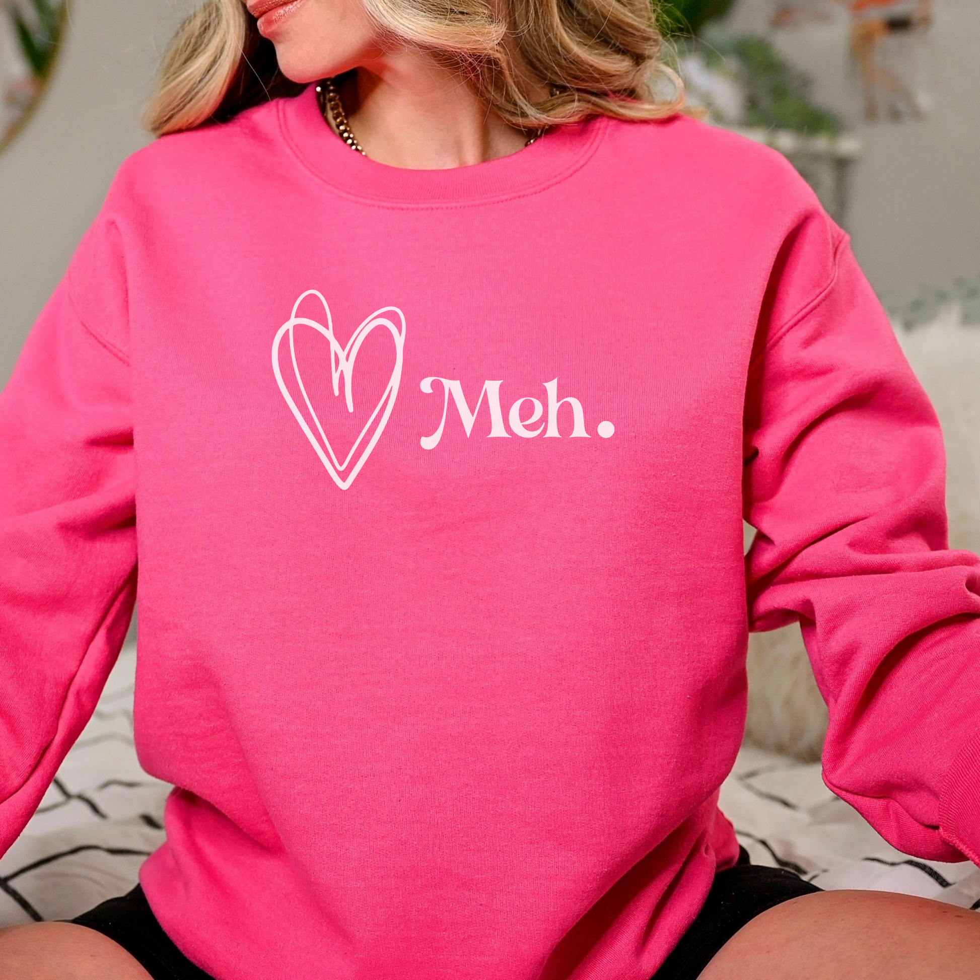 Meh Sweatshirt Sweatshirt S Heliconia 