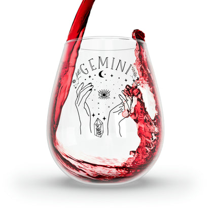 Gemini Wine Glass Mug 11.75oz  