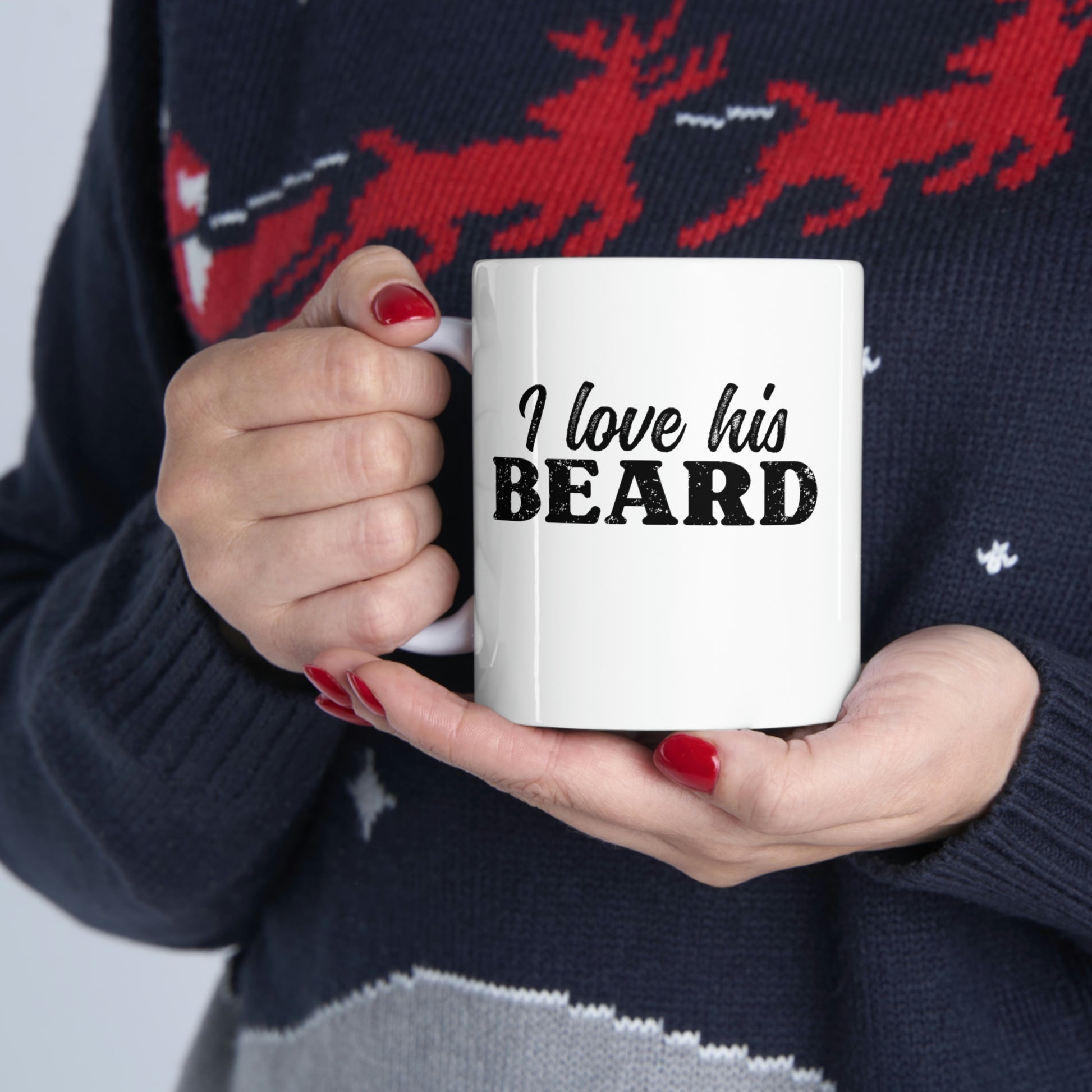 I Love His Beard Coffee Mug Mug   