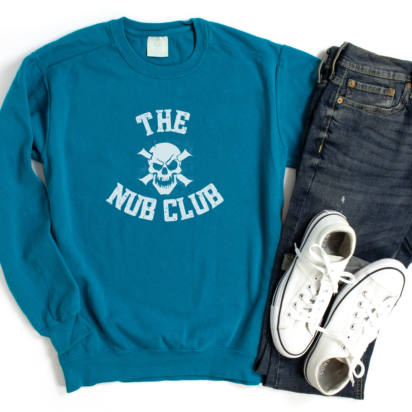 The Nub Club Sweatshirt Sweatshirts Topaz Blue S 