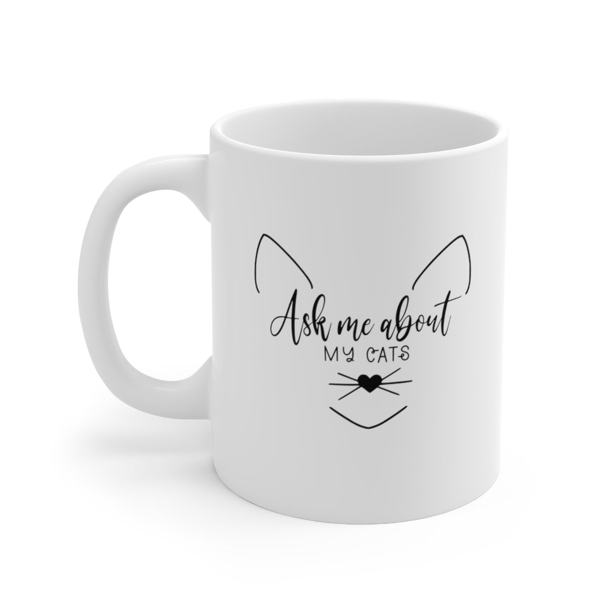 Ask Me About My Cats Coffee Mug Mug   