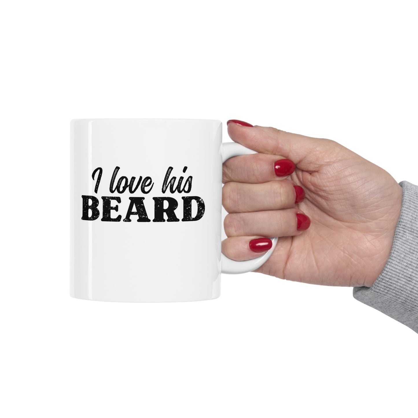 I Love His Beard Coffee Mug Mug   