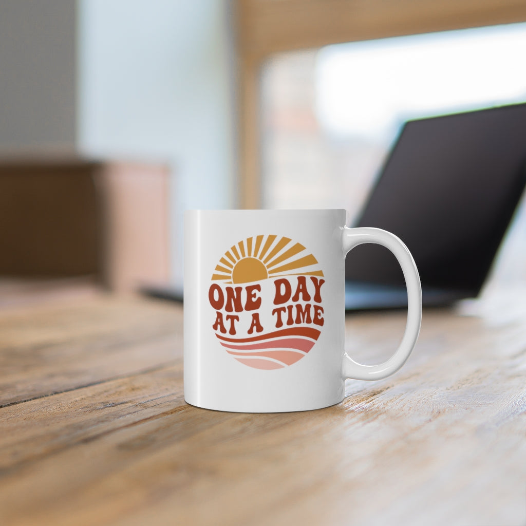 One Day at a Time Coffee Mug Mug   