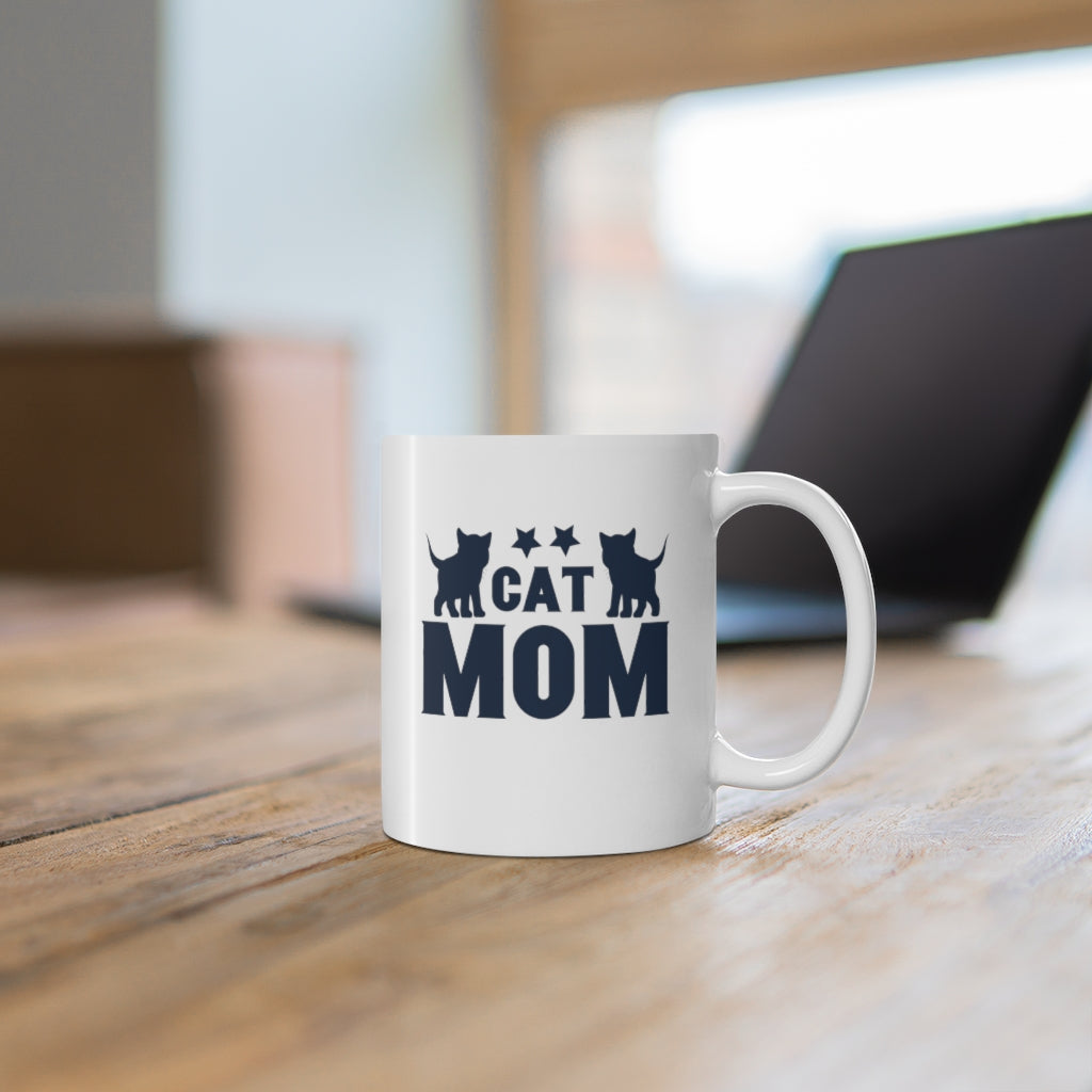 Cat Mom Coffee Mug Mug 11oz  