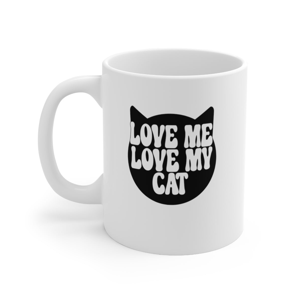 Love Me, Love My Cat Coffee Mug Mug   