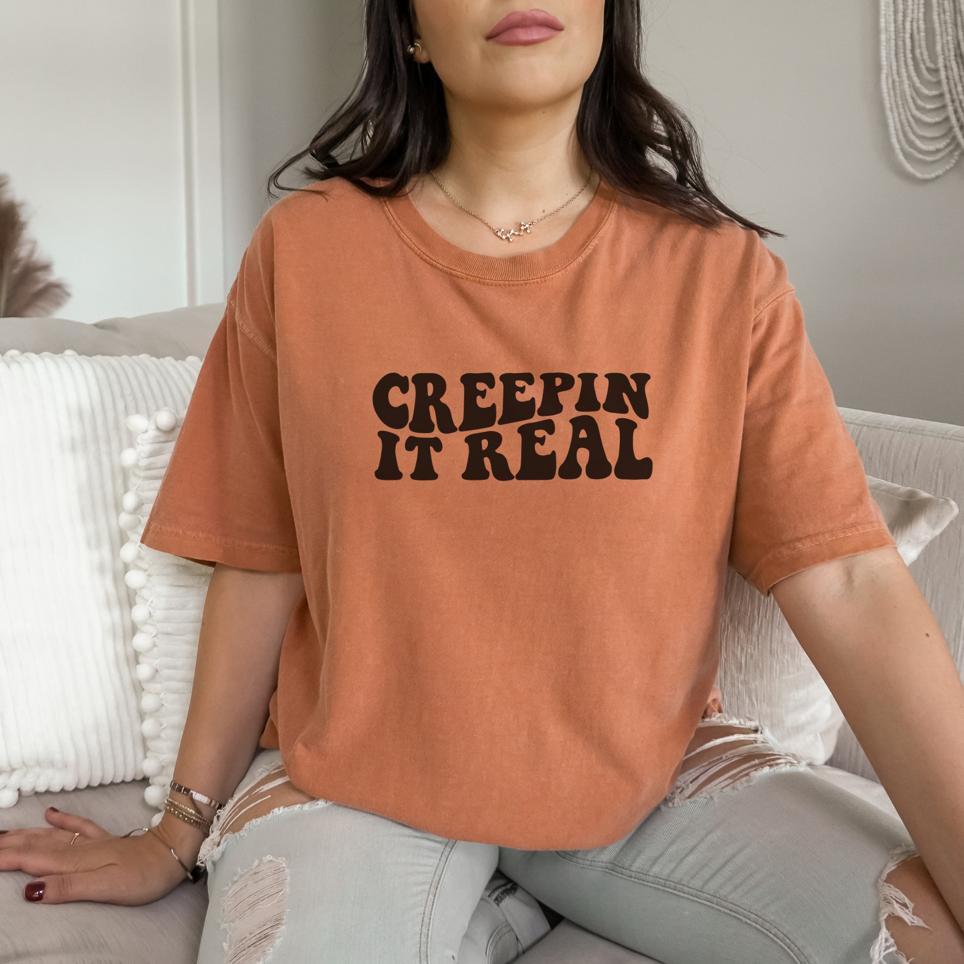 Creepin' It Real Tee T-Shirt Yam S 