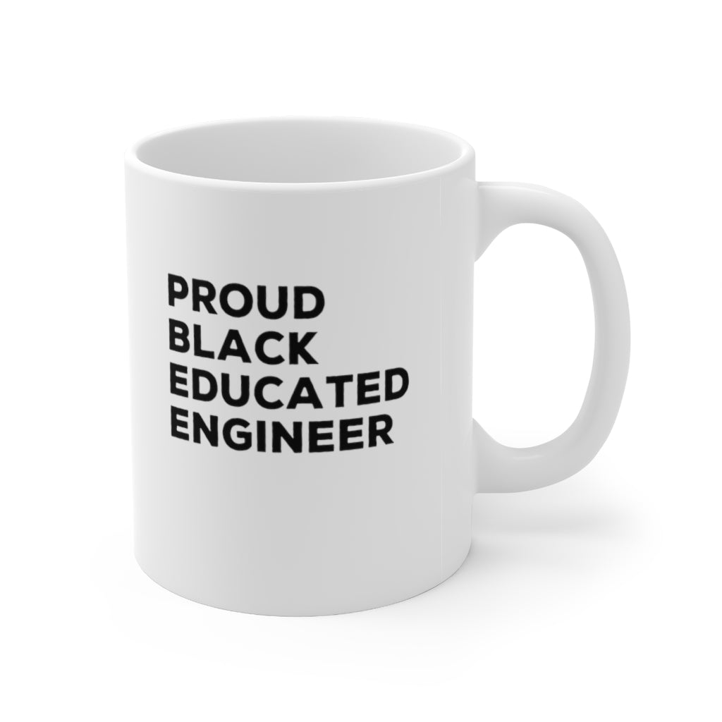 Proud, Black, Educated, Engineer Coffee Mug Mug   