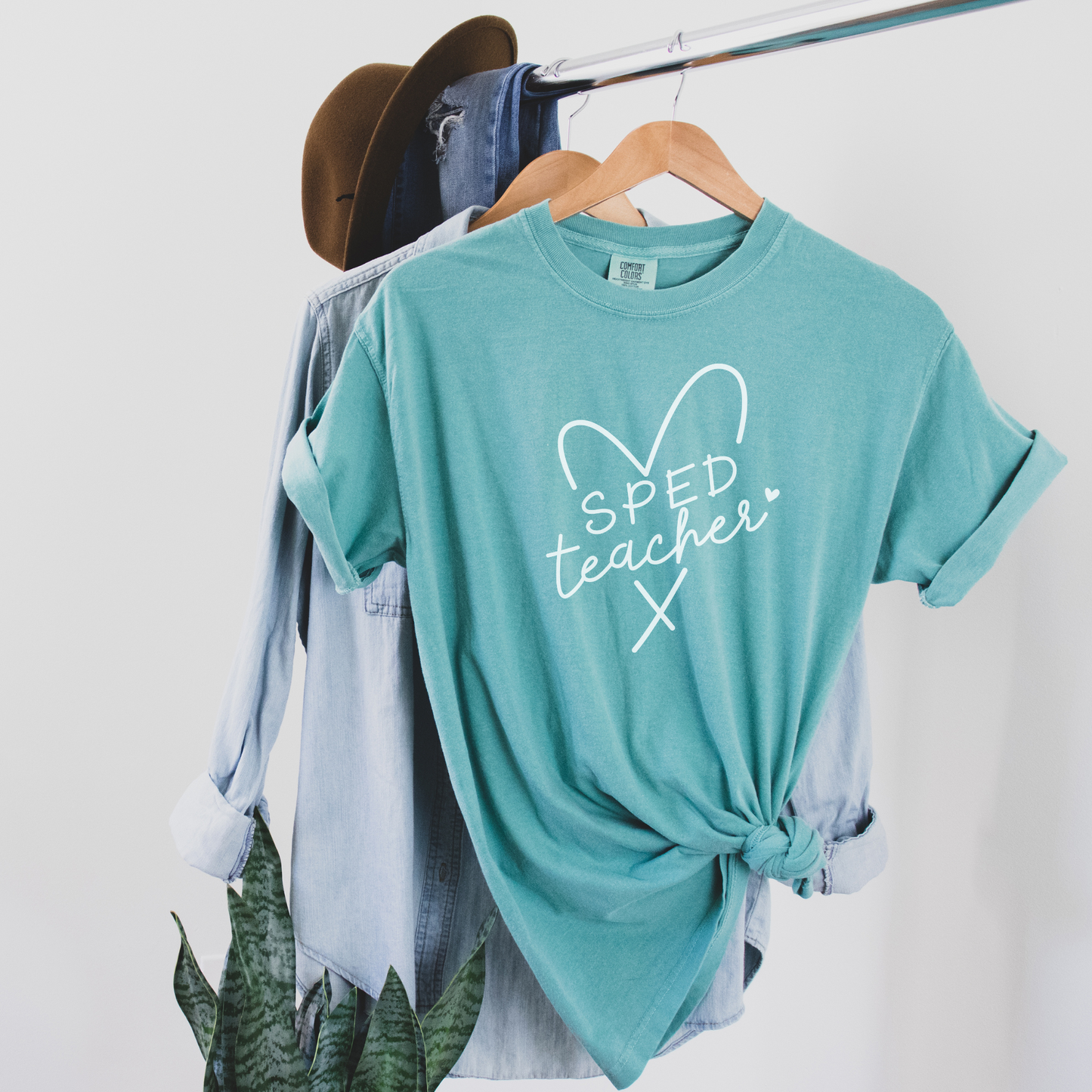 Sped Teacher Tee T-Shirt Seafoam S 