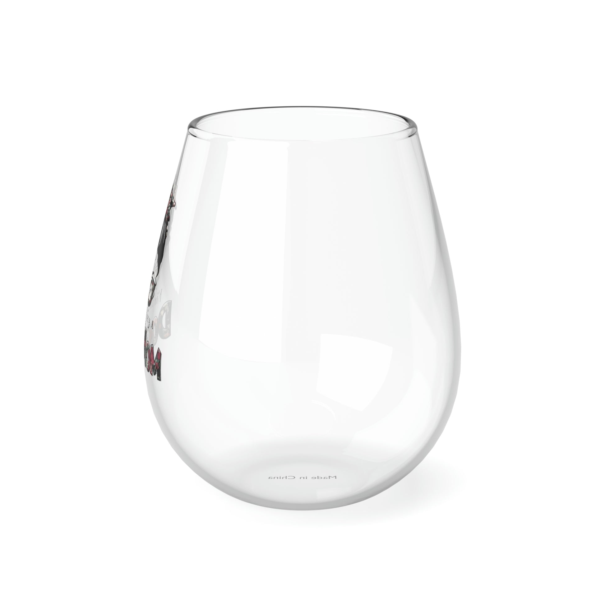 Kinda Busy Being a Dog Mom Wine Glass Mug   