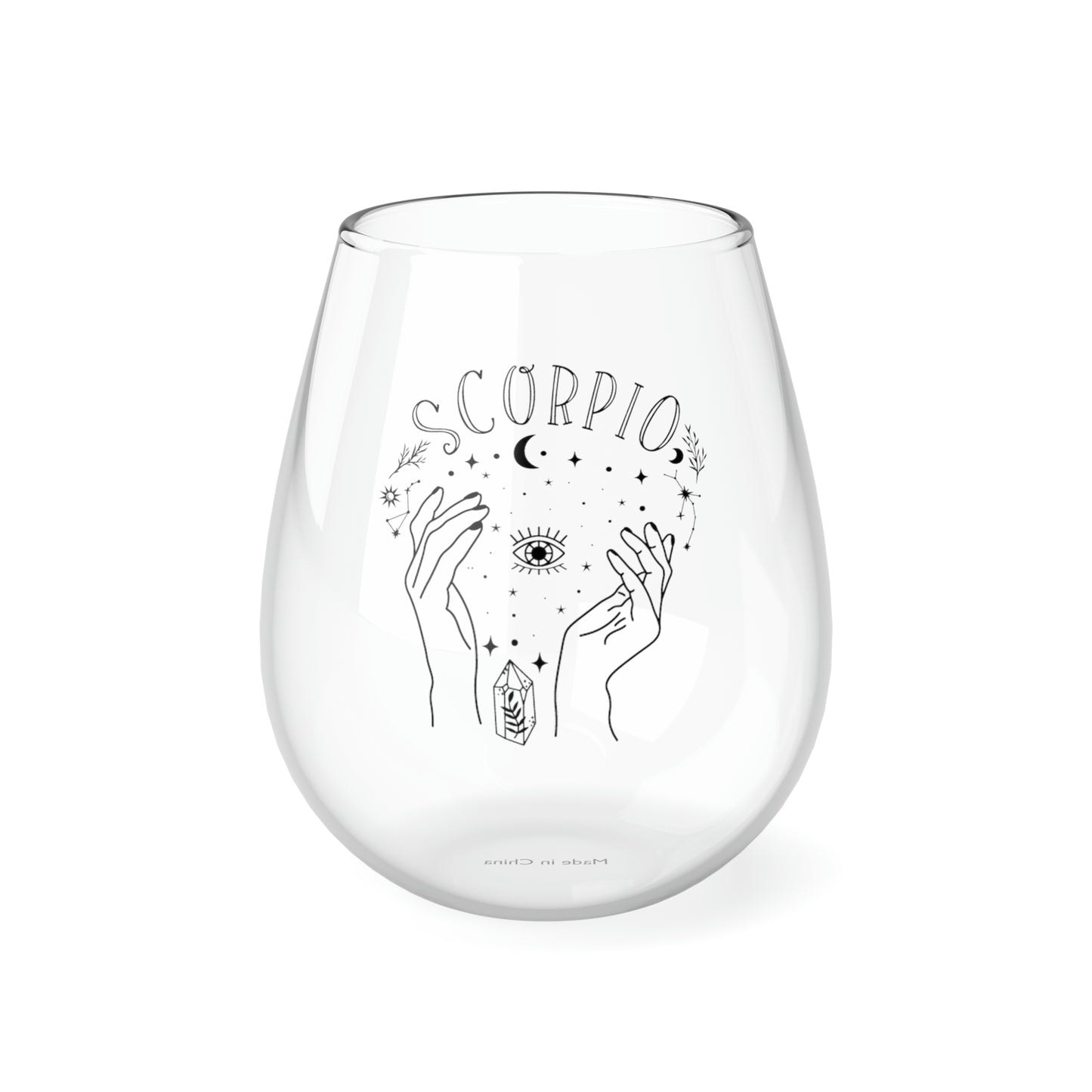 Scorpio Wine Glass Mug   