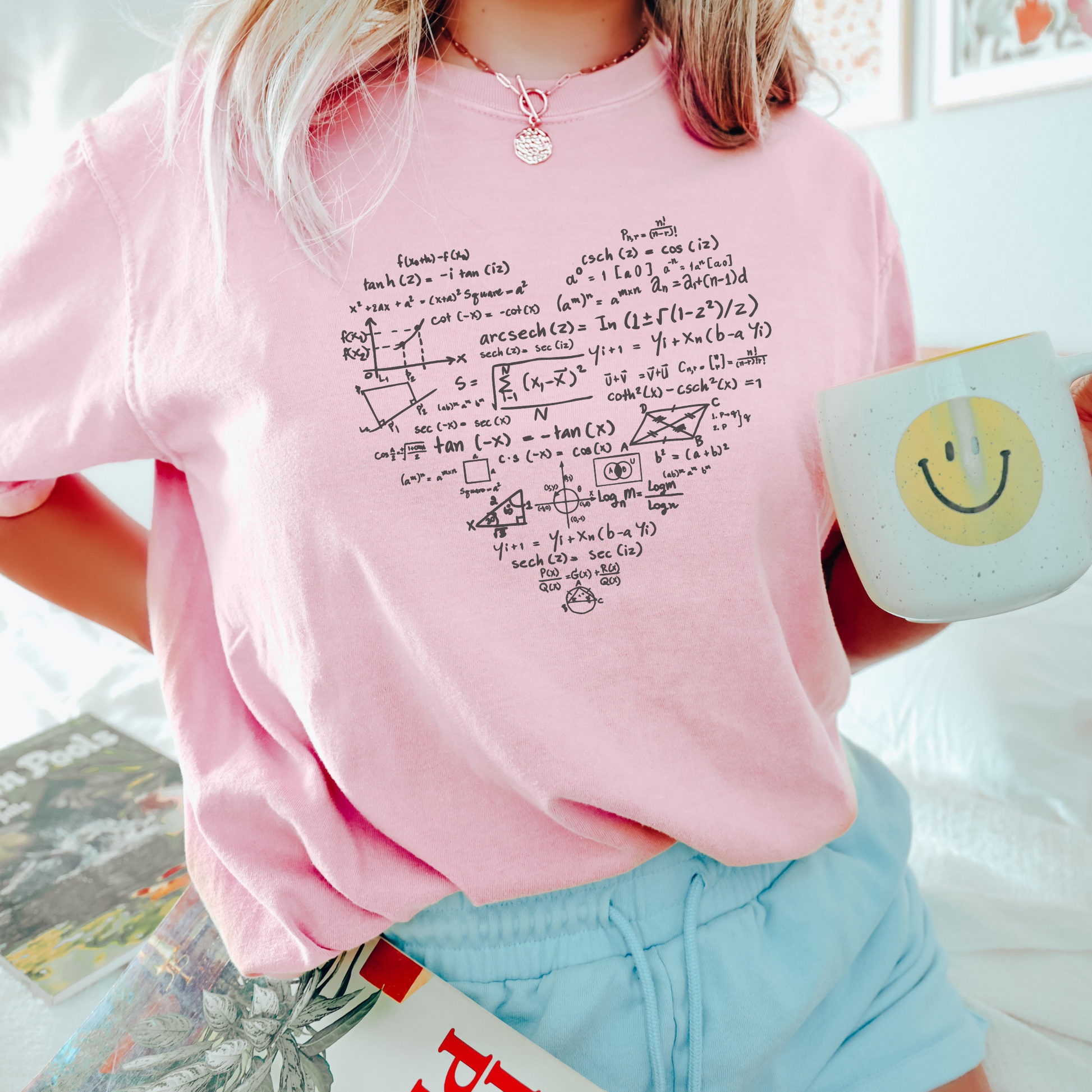 I Heart Math Tee T-Shirt Blossom S 